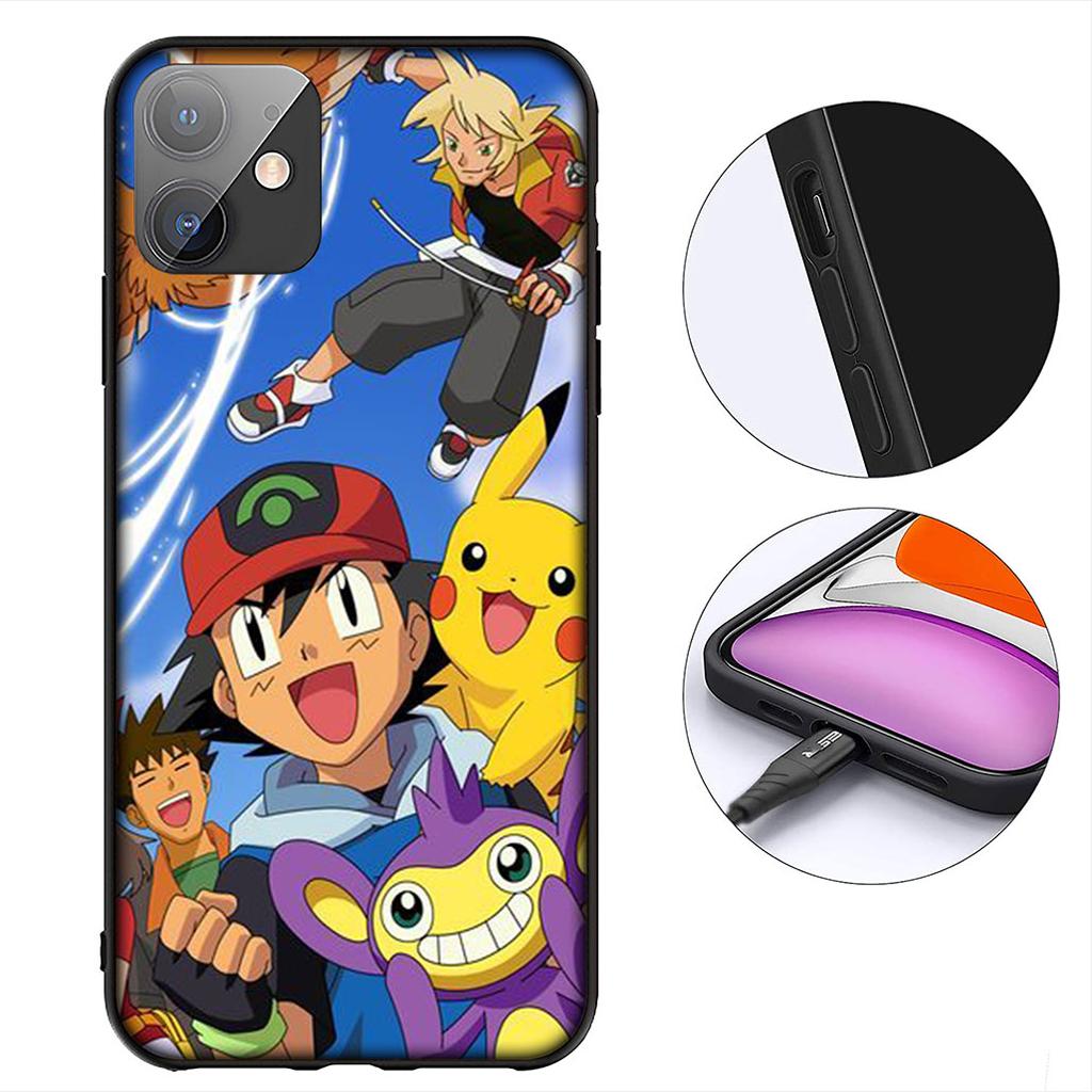 P-Pokemons GO P-Pikachus Gengar Phone Case for Motorola Moto G86 G14 G35 G34 G45 G55 G67 G75 G85 G24 G15 G54 G57 Power Cover