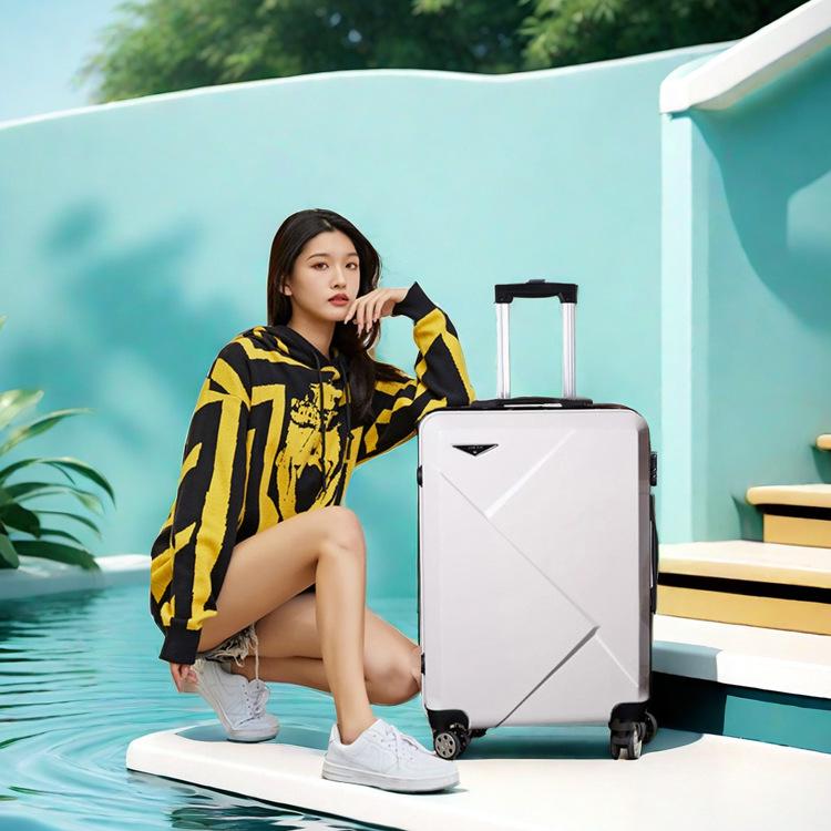 24" Suitcase & 20" Carry-On Trolley with Universal Wheels
