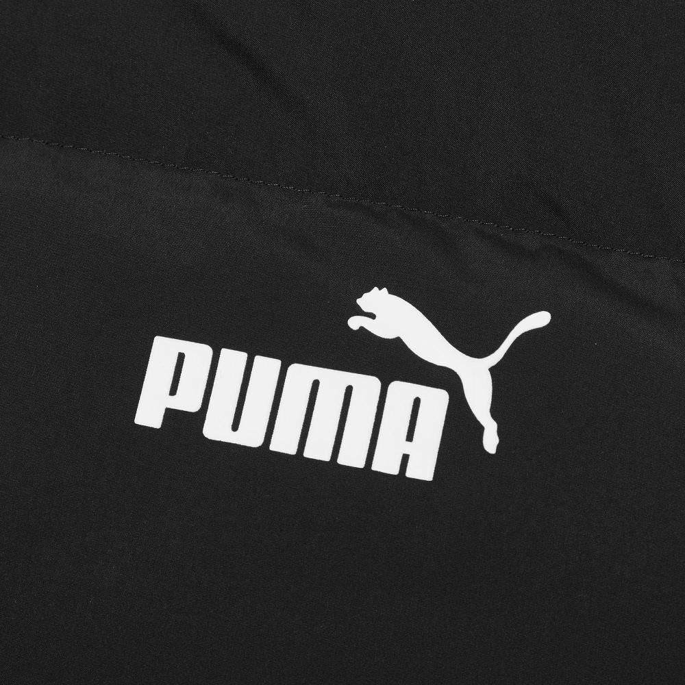 Puma Essential Color Block Logo Warm Hooded Down Jacket Men Jacket Gray 530695-42