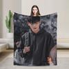 True Beauty Series Hwang In Youp Cha EunWoo Fleece Blanket Throw Blanket for Bed Sofa Couch 125*100cm Bedspread