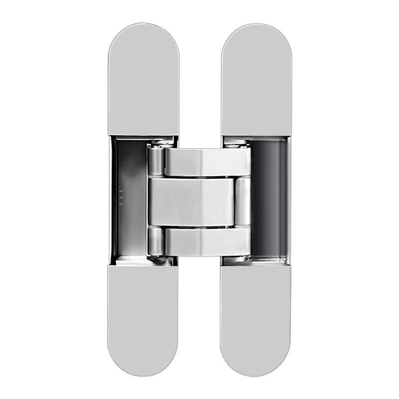 3D Adjustable 180° Concealed Invisible Folding Door Hinge