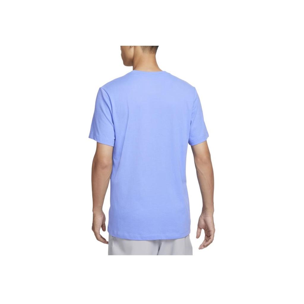 Nike Dri-Fit Weiches Bequemes Atmungsaktives Schnelltrocknendes Kurzarm-T-Shirt Herren Oberteile Puls-Blau AR6030-494