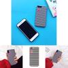 Blackwhite Slim Ultra Stripe Silicone Tpu Phone Case Cover For Iphone X 8 Plus
