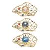 Elegant Magnetic Clasp Brooch Fashionable Alloy Jewelry Accessory For Formal Wear & Daily Parties Lightweight