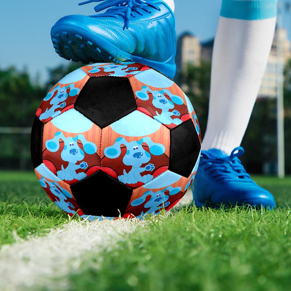 Blue's Clues Theme Size 5 Soccer Ball, Suitable for Both Indoor and Outdoor Matches, a Gift Suitable for Everyone.
