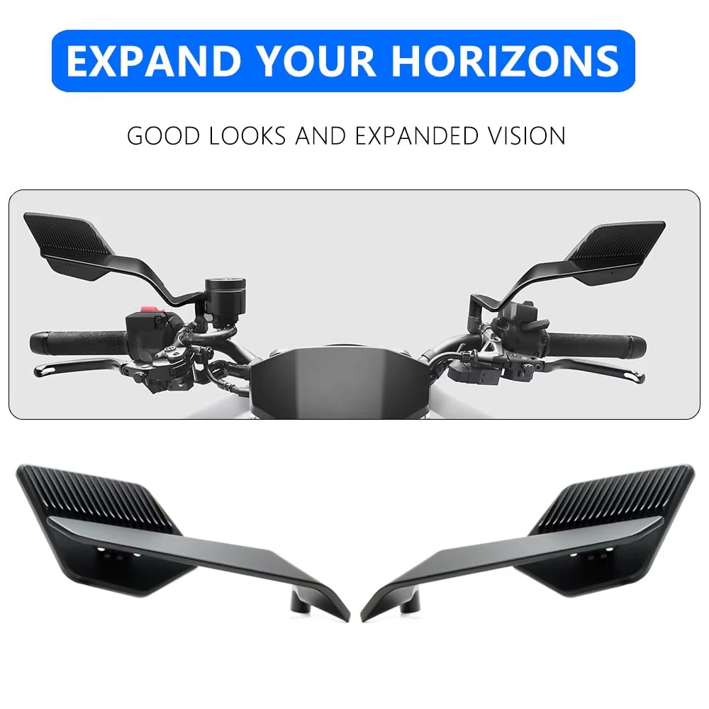 FOR XSR900 GP Tenere 700 XSR900 Tenere 700 2026 2025 New Motorcycle Rearview Mirror Wind Wing Invisible Winglet Rearview Mirror [Parallel Import]