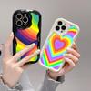 Ae93 Rainbow Art Design Protective Phone Cases for Samsung S23 S24 Ultra A55 A14 A25 A13 Infinix Hot 40 Pro Tecno Spark 20C Wave TPU Back Cover