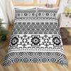 Western Farm Animal Leather Three-Piece Quilt Cover 3D Digital Printing Bedding Set