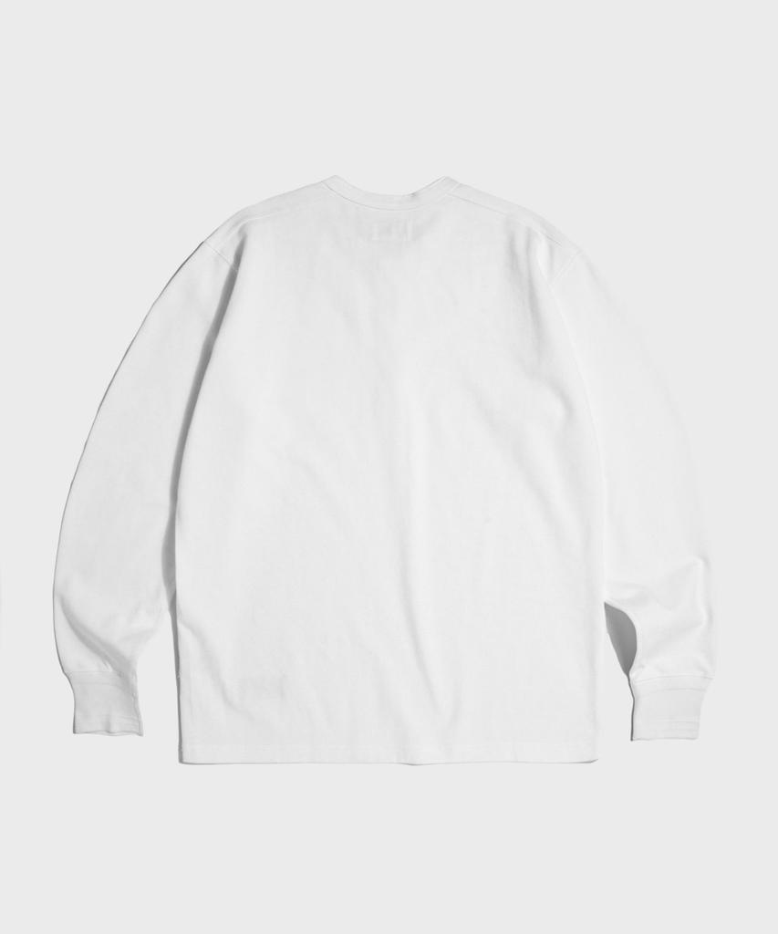 Beulonseun Vintage Long Sleeve Henley Shirt White