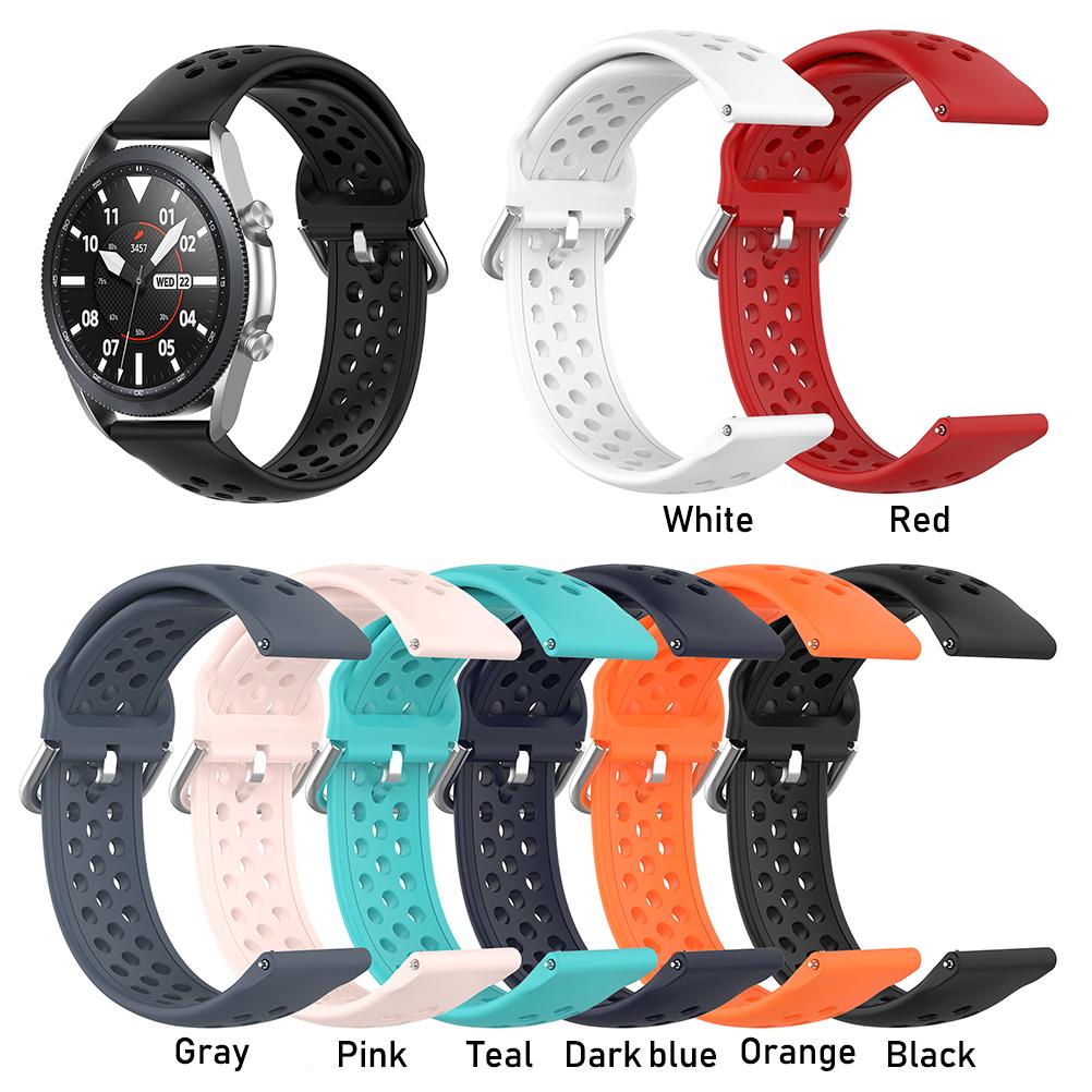 Sport Band for Samsung Galaxy Watch 3 Adjustable Silicone Strap Replacement