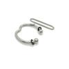 Stainless Steel Adjustable Penis Ring Lock for Adult Use