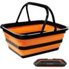 RULAYMAN Folding Bucket Basket Washing Tub Laundry Fishing 15L Large Capacity Household Items Cleaning Outdoor Car Multi-functional Convenient Storage