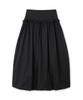 Milo Woman Balloon Shirred Maxi Skirt [Black]
