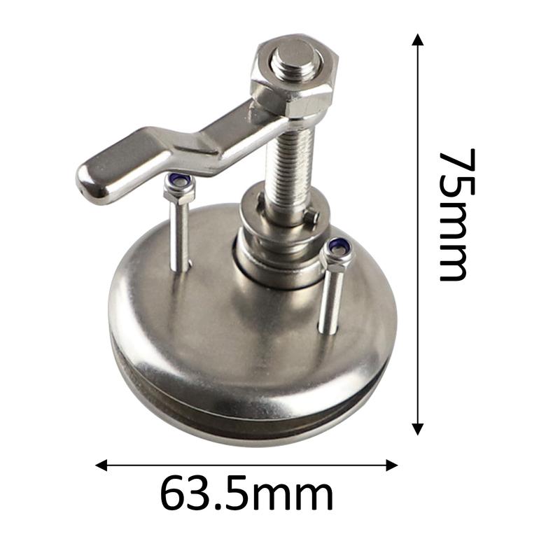 Boat Cam Latch Stainless Steel Heavy Duty Recessed Flush Pull Hardware Metal Boat Deck Box Latch Lock Marine Locking Style