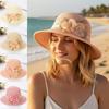 Wide Brim Straw Hat Sun Protection Bucket Hat Women Fashion Sunscreen Beach Hat Women