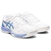 Asics Gel-Dedicate 7 Shock Absorption Low-Top Tennis Shoes Women sneaker White Blue 1042A167-102