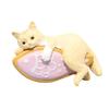 Ornement de Voiture Léger Mini Figurine de Chat Décoration d'Écran d'Ordinateur Bureau Accessoires de Tableau de Bord de Voiture