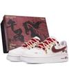 Air Force 1 Blessing Arrives, Box Abrasion Resistant Low Top Skateboard Shoes Unisex White Red CW2288-111(Team63-BOX)