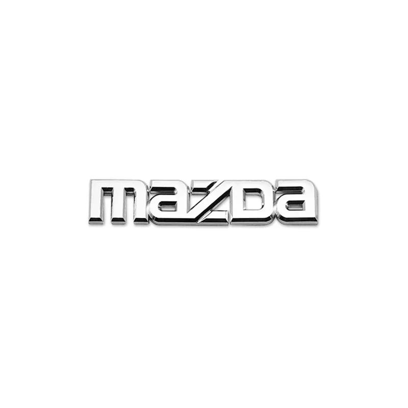 1pcs Car ABS Rear Trunk Emblem Logo Badge Sticker Letter Number Emblem for Mazda 3 5 6 Atenza Axela CX-4 CX-5 323 Accessories
