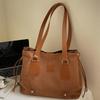 A High-capacity Hand-held Tote Bag with A High Aesthetic Level A French Niche Commuter Underarm Single-shoulder Bag