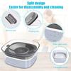 Pet Water Bowl No Spill 2L Spill Proof Clear Dog Water Bowl Anti Splash