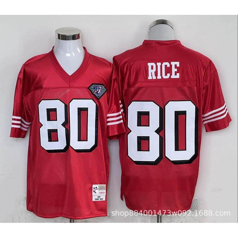 Retro Embroidered Football Jersey Men Cotton Blend Rugby Uniform Team Sports Apparel