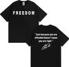 Prayers Up for Charlie Kirk Freedom T Shirt Men's Clothing Harajuku Y2k High Street T-shirts Man Casual Comfort Oversized Tshirt