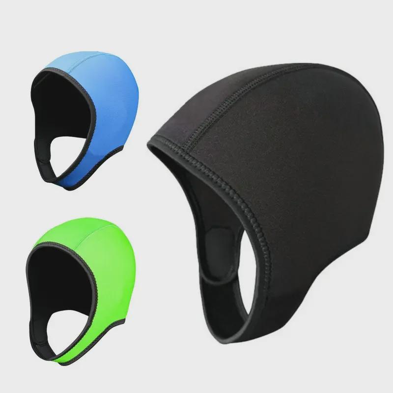 Unisex 3mm Diving Caps: Warm, Cold-Proof, Sunscreen, Quick-Drying Headgear for Surfing, Snorkeling, and Winter Swimming.