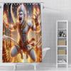 Game Black Myth Wukong Shower Curtain Waterproof Polyester Fabric Paint Bath Curtains Home Bathroom Decor Curtain With Hook
