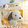 Puff Dog Lying Down Dog Throw Pillow Pet Dog Doll Plush Toy Children Sleeping Throw Pillow Gift Men And Women