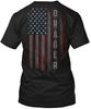 Drager Family American Flag T-Shirt Made In the USA Size S To 5XL