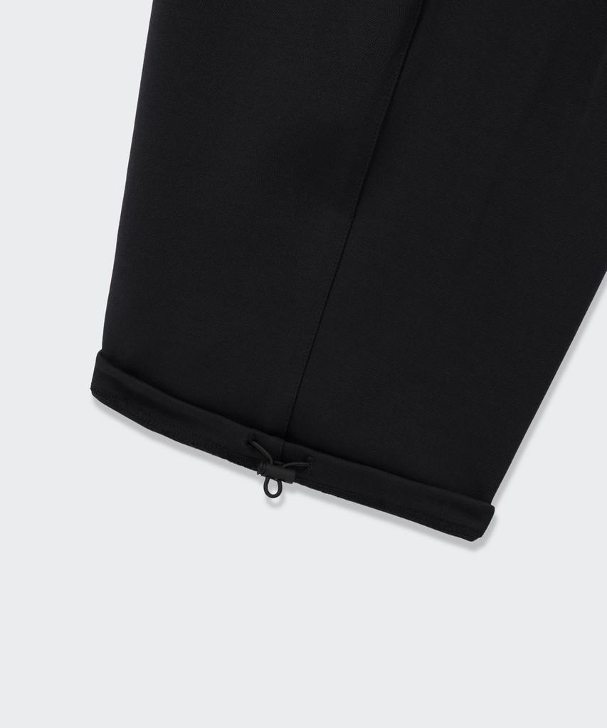 MUSINSA STANDARD Double Knit One-Tuck Wide Lounge Sweatpants [Black]