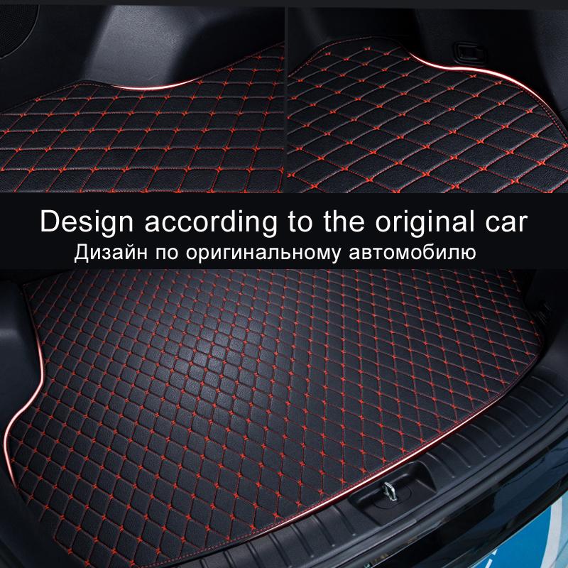 Car Trunk Mat for Maserati Levante 2016 2017 Cargo Liner Carpet Interior Parts Accessories