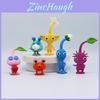 Pikmin Collectible Pvc Figurines Set For Game Fans With Display Stand