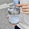 Stainless Steel Water Cup Travel Coffee Mug Reusable Double Wall Vacuum Insulated with Straw Perfect Hot Iced Drinks On The Go