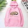 Sloth Hoodies Women Sweatshirts Men Casual Long Sleeve Clothing Cute Warm Pullover