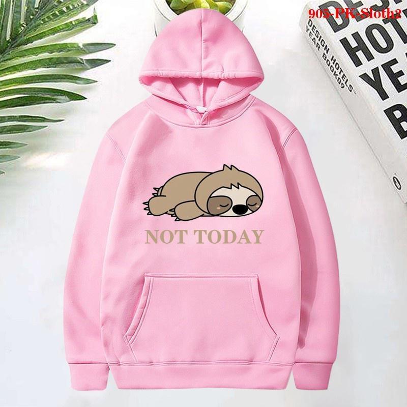 Sloth Hoodies Women Sweatshirts Men Casual Long Sleeve Clothing Cute Warm Pullover
