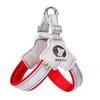 Night Safety Pet Harness High-Brightness Reflective Strips Y-Shaped Chest Design Adjustable Quick Buckle Dog Harness