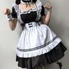 Frauen Lolita Dienstmädchen Kostüme Mädchen Schöne Dienstmädchen Uniform Show Outfit Kleid