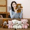 Plüschbär Spielzeug mit Fliege Für Kinder Geschenk und Schlafzimmer Dekoration