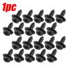 Universal Car Bumper Fender Fastener Clip Hex Head Self Tapping Screws Car Fender Splash Seal Guards Rivet Clip Screws Fasteners