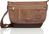 Lee Crash Mini Shoulder Bag with Paraffin Large Town Chocolate Flap, Coating, Multifunctional, Lightweight, Capacity, Casual, 320-4032-24,