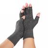 1 Pair Arthritis Compression Gloves Rehabilitation Fingerless Gloves Anti Arthritis Therapy Relief Gloves Wrist Support Wristband