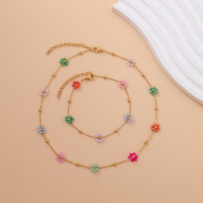 Colorful Flower Bracelet - Stylish, High-end, Luxurious and Versatile Accessory for Girls