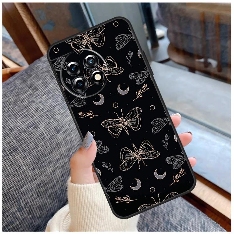 Skull Gothic Creepy Pastel Goth Case For OnePlus 13 13R 13s 12 12R 11 10 Pro 10T 8T Nord 5 CE 2 3 4 Lite N10 N20 N30 Coque