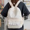 Schultasche Japanisch niedliches Mädchen Spitze Schleife Rucksack Hoher Wert Schüler Campus Schultasche Mädchen Reise Kleiner Rucksack