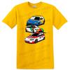 Car Art Design T Shirt Cool Racing Cars Graphic Print Eco-Friendly Tee