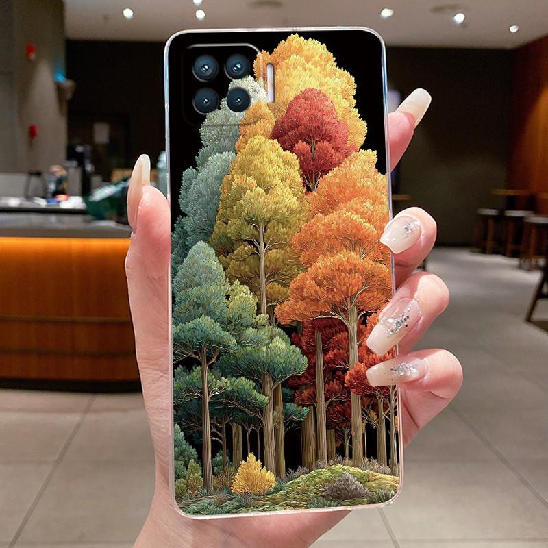 Coque Pour OPPO A73 A93 4G F17 Pro Reno 4F Dragon de Luxe Mignon Cool Garçons Filles Étui de Téléphone Souple Couverture Arrière Coque en TPU Transparente