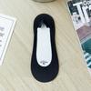 5 Pairs of Women's Summer Thin Ice Silk Sweat Absorption Shallow Mouth Invisible Short Boat Socks