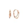 Basis Volume Medium One-Touch 14k Oorbellen LOFJ3017G